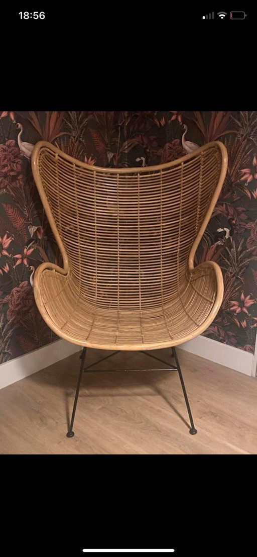 Hk Living Rattan Chair Eggchair