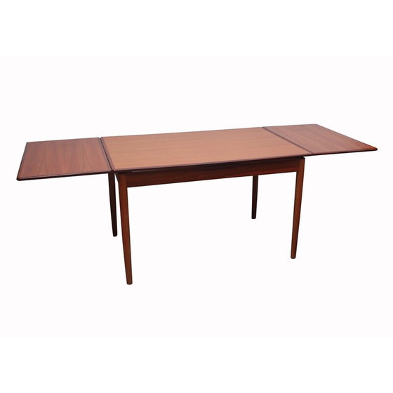 Image 1 of Vintage rosewood and beechwood table, Denmark 1960s