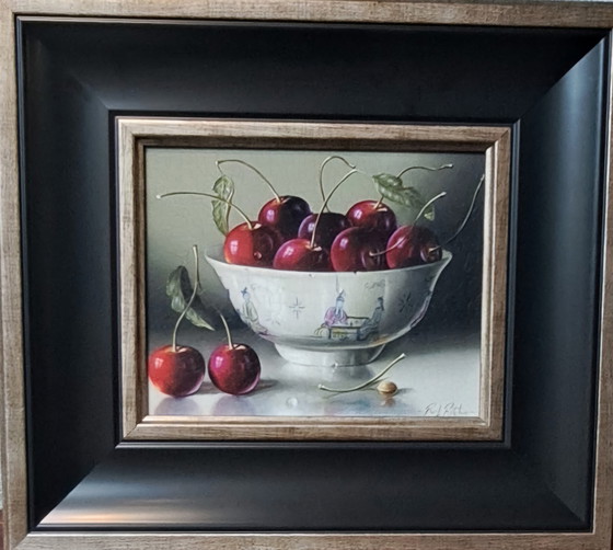 Image 1 of Rob Ritchie - Cherries in a Chinese bowl