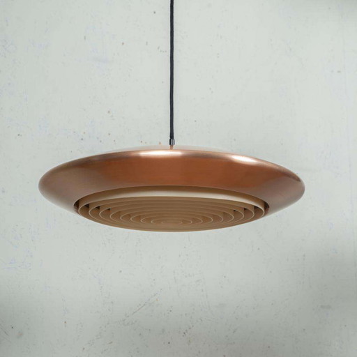 Lampe suspendue design danois du milieu du siècle Jo Hammerborg Diskos