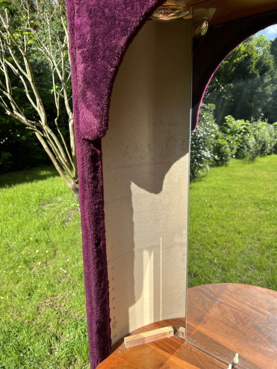 Image 1 of Vintage liquor cabinet + stool