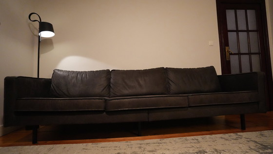 Image 1 of 3.5-Seater Sofa And Footstool Bepure Home Rodeo Eco Leather