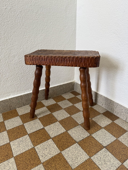 60s Brutalist stool