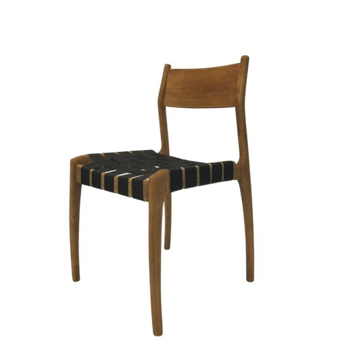 Set of 6 vintage dining chairs Model 993 by Studio Tipi for Montina, Italy 1960s