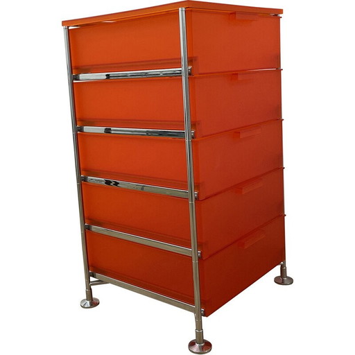 Vintage storage box with 5 drawers by Antonio Citterio for Kartell