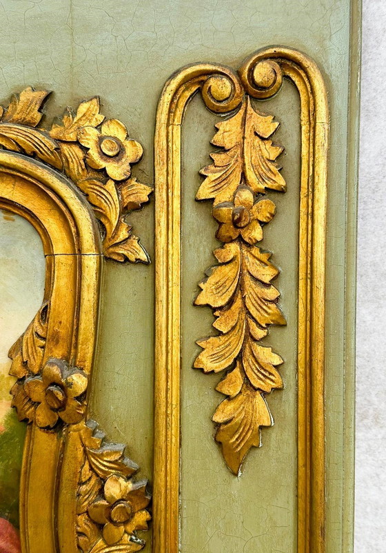 Image 1 of Trumeau period mirror