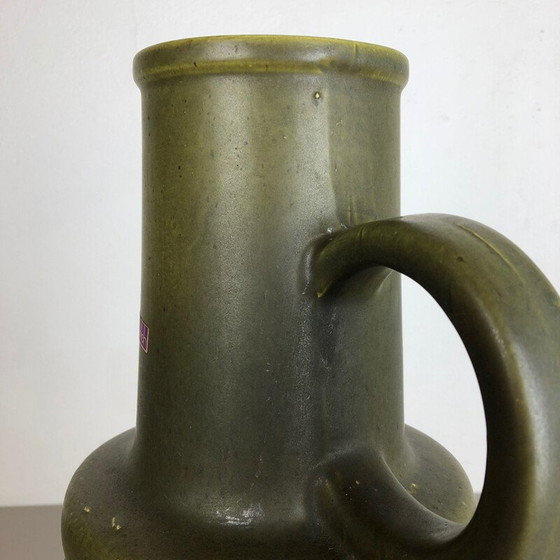 Image 1 of Vintage large green vase by Scheurich, Germany, 1970s