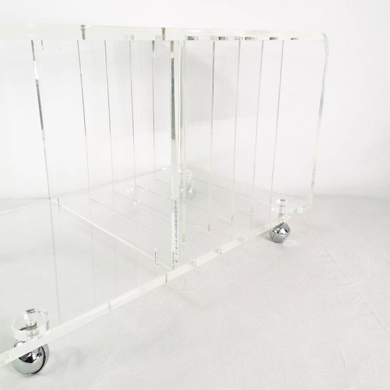 Image 1 of Vintage Space Age audio/tv unit in plexiglass, Germany 1970