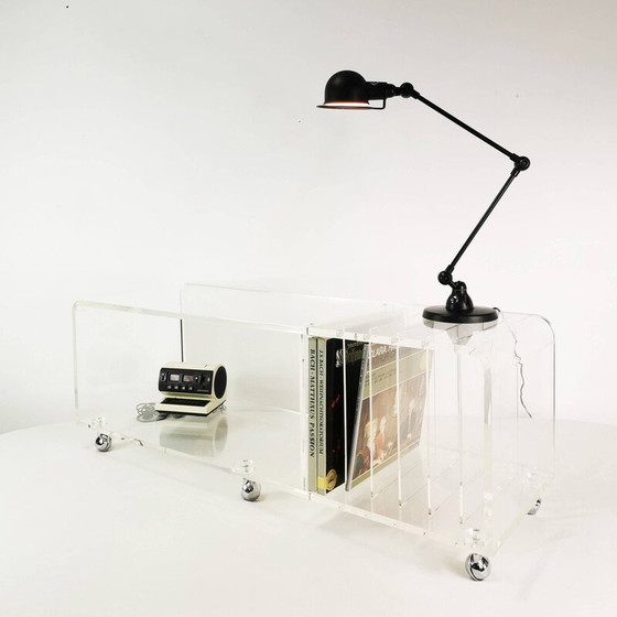 Image 1 of Vintage Space Age audio/tv unit in plexiglass, Germany 1970