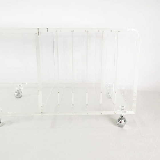 Image 1 of Vintage Space Age audio/tv unit in plexiglass, Germany 1970