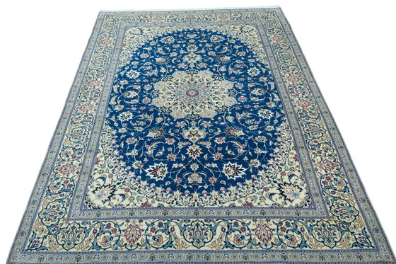 Image 1 of Hand-knotted Nain 9 La Oriental Rug With Silk - 295 X 205 Cm