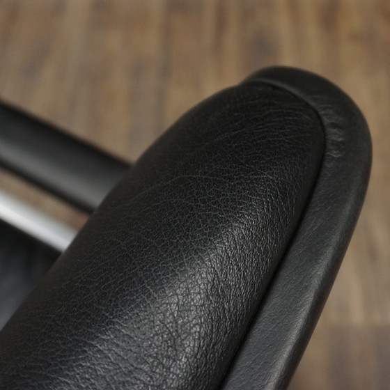 Image 1 of 2x WILKHAHN Delta 2000 swivel chair leather | Alu Chair