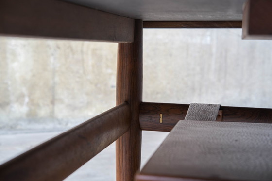 Image 1 of Unique coffee table with copper top