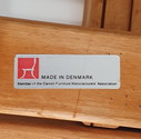 Danish Furniture Manufacturers J.L. Moller dining table + six chairs
