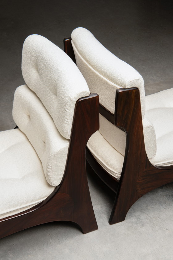 Image 1 of Pair of Italian Easy Chairs by Claudio Salocchi for Sorman - 1970si 