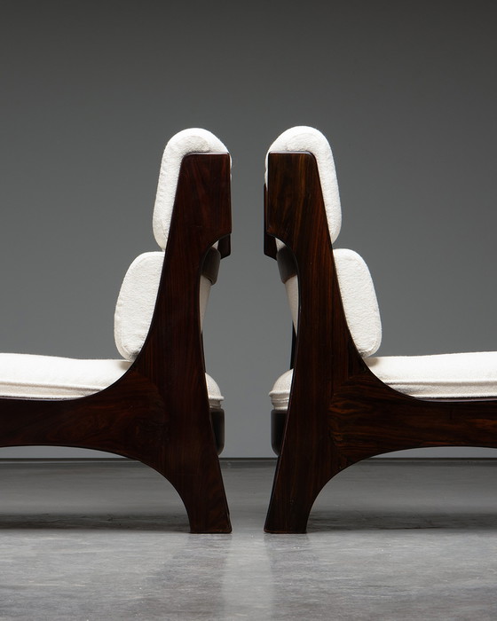 Image 1 of Pair of Italian Easy Chairs by Claudio Salocchi for Sorman - 1970si 