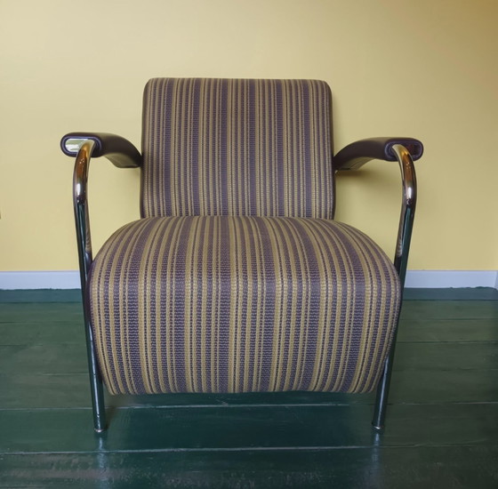 Image 1 of 2x Leolux Scylla Armchair high back