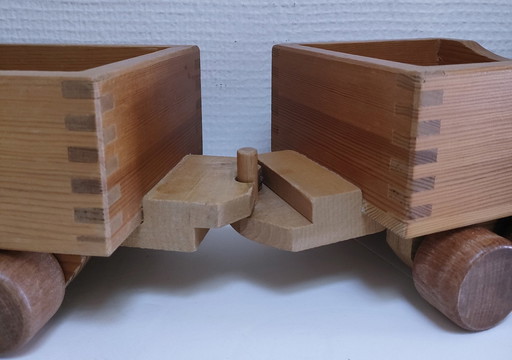 Grande treno in legno Wog Austria Vintage