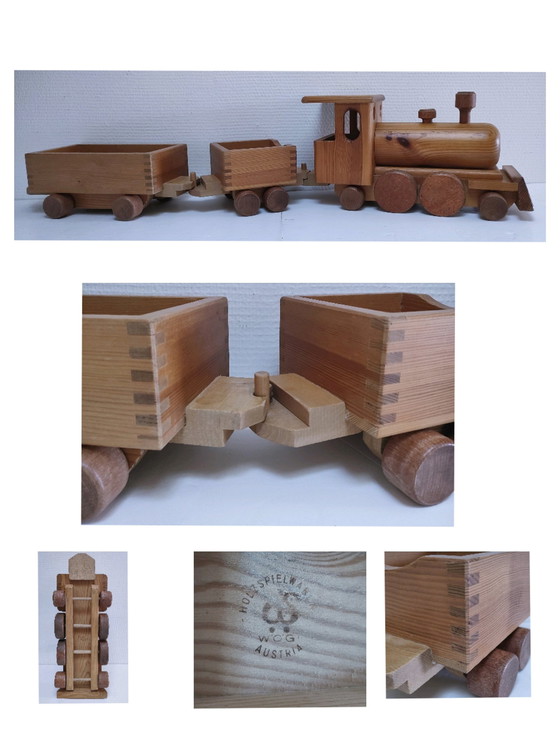 Image 1 of Wog Austria Vintage Wooden Train