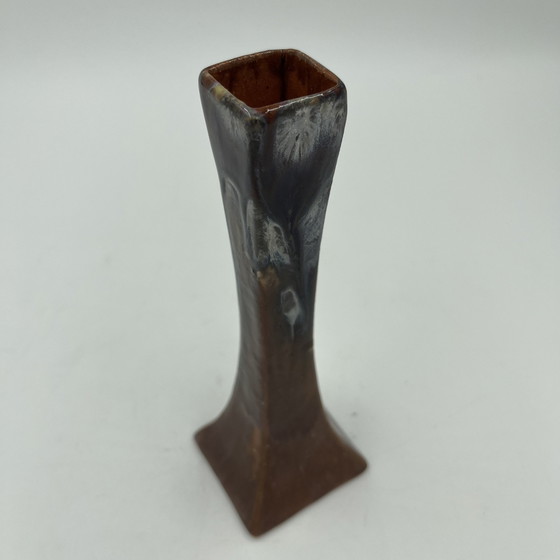 Image 1 of Art Deco Soliflore Vase From La Faïencerie De Thulin