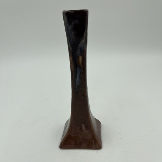 Image 1 of Art Deco Soliflore Vase From La Faïencerie De Thulin