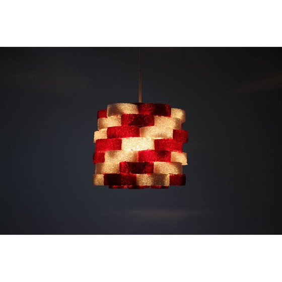 Image 1 of Lampada a sospensione vintage in plastica rigida, Cecoslovacchia 1960
