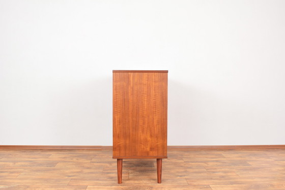 Image 1 of Mid-Century Danish Teak Tambour Doors Sideboard, 1960S.