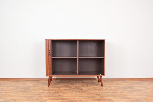 Mid-Century Danish Teak Tambour Doors Sideboard, 1960S.