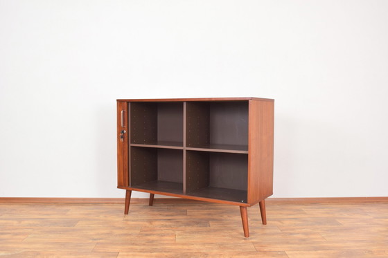 Image 1 of Mid-Century Danish Teak Tambour Doors Sideboard, 1960S.