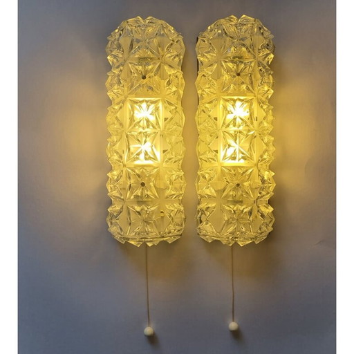 Pair of vintage kinkeldey sconces, Germany 1970