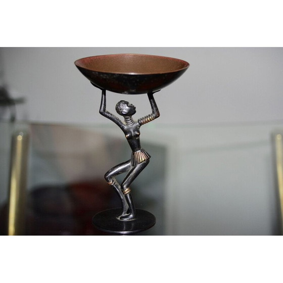 Image 1 of Scultura in bronzo art déco d'epoca di Richard Rohac per gli Atelier Agénauer, 1930