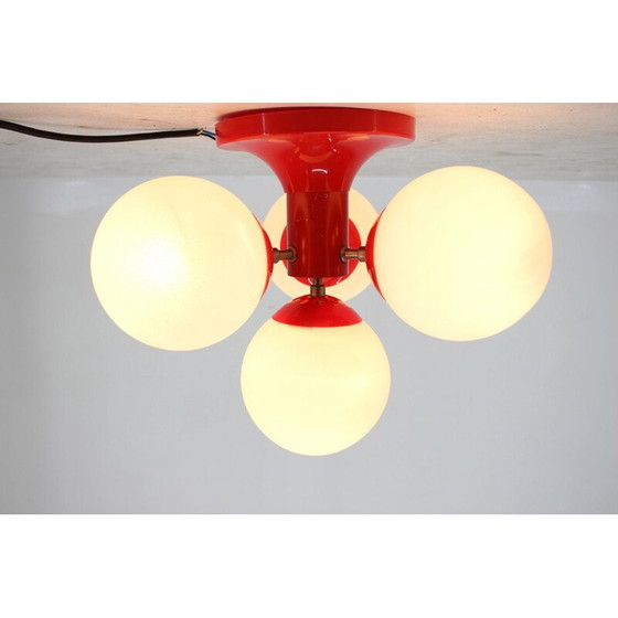 Image 1 of Vintage Sputnik space age ceiling light from Flushmount, Germany 1970