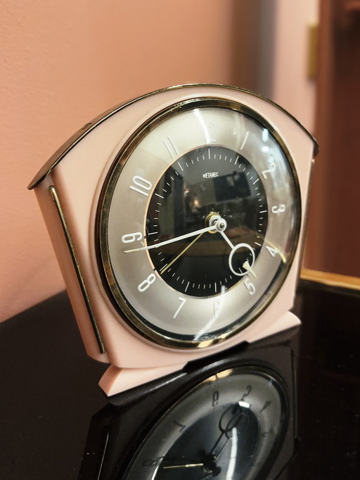 Metamec Pink Table Clock