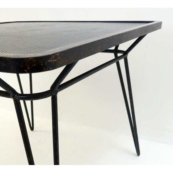 Image 1 of Vintage Square  table in wrought iron by Ico parisi