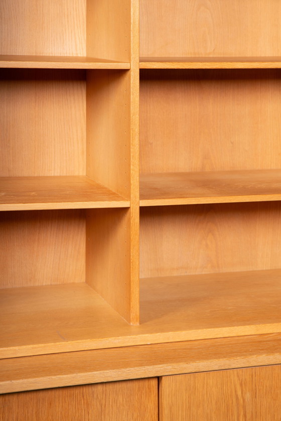 Image 1 of Vintage Børge Mogensen blond wall unit, Swedish minimalist