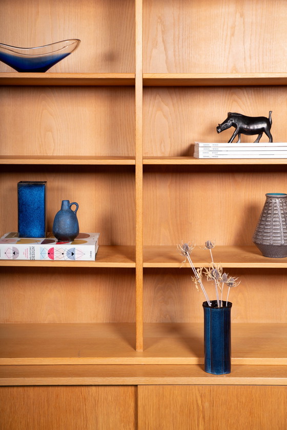 Image 1 of Vintage Børge Mogensen blond wall unit, Swedish minimalist