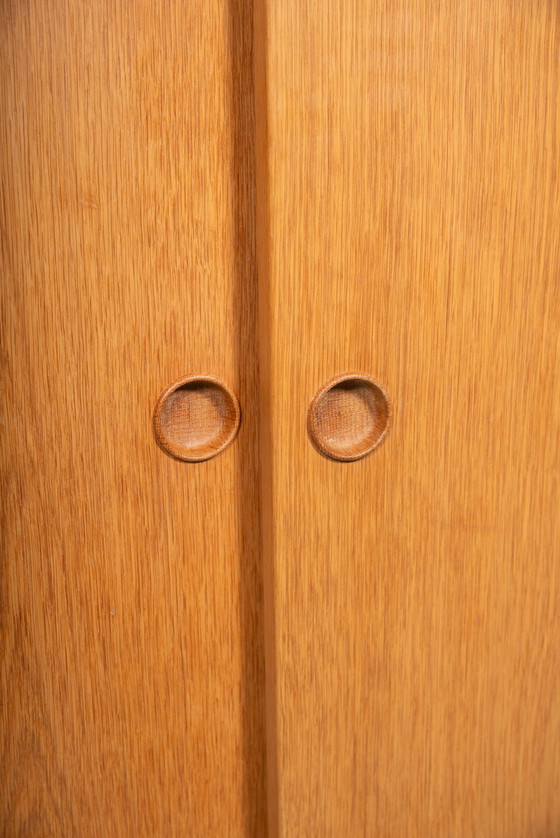 Image 1 of Vintage Børge Mogensen blond wall unit, Swedish minimalist