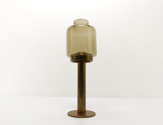 Image 1 of Candleholder Smoked Glass Hans-Agne Jakobsson For Markaryd Model L-102/32 - 1960