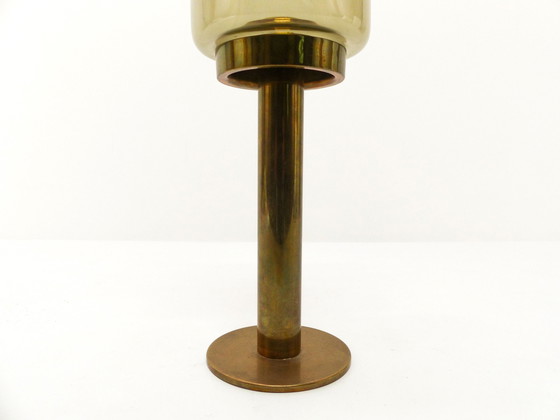 Image 1 of Candleholder Smoked Glass Hans-Agne Jakobsson For Markaryd Model L-102/32 - 1960