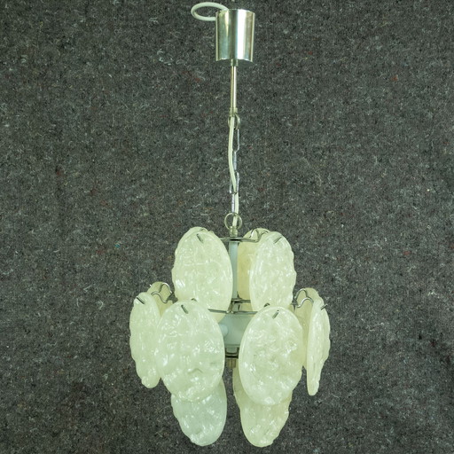 Ceiling light With suspension elements, metal, plastic, 1960s