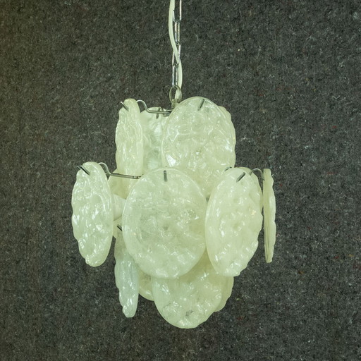 Ceiling light With suspension elements, metal, plastic, 1960s