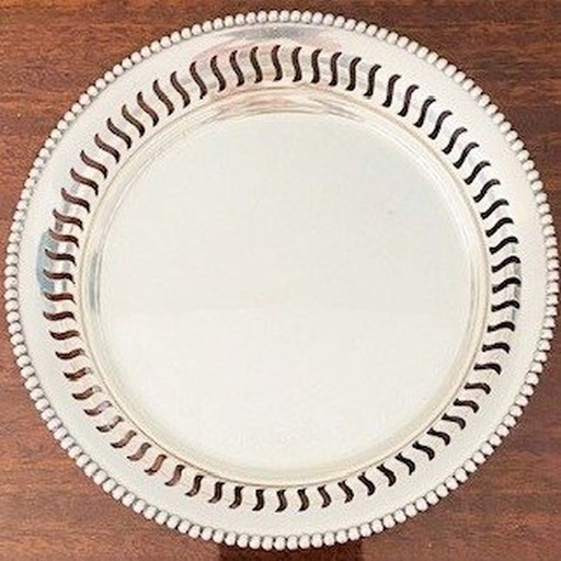 Silver-plated Keltum Slice dish