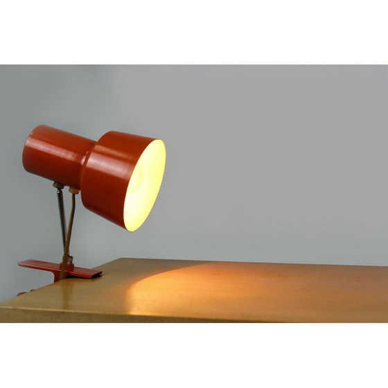 Image 1 of Lampada vintage in metallo arancione per Napako, 1970