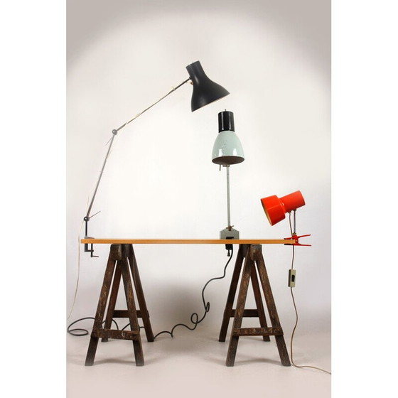 Image 1 of Lampada vintage in metallo arancione per Napako, 1970