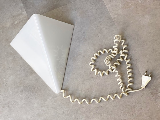 Image 1 of 1x lampe murale acrylique vintage de forme triangulaire