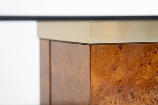 Tavolo Da Pranzo Vintage Attribuito A Jean Claude Mahey Per Roche Bobois – Anni ’80