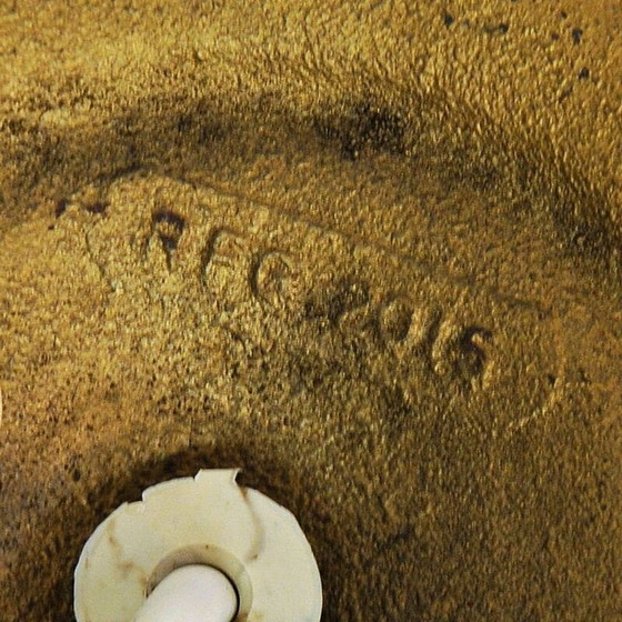 Image 1 of Coppia di lampade da tavolo vintage in ottone classico dalla Scandinavia degli anni '50