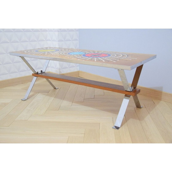 Image 1 of Vintage coffee table by Juliette Belarti, 1970
