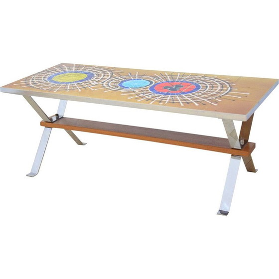 Image 1 of Vintage coffee table by Juliette Belarti, 1970