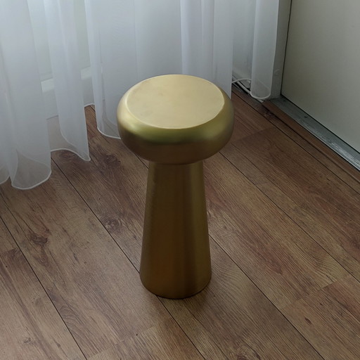 Brass side table